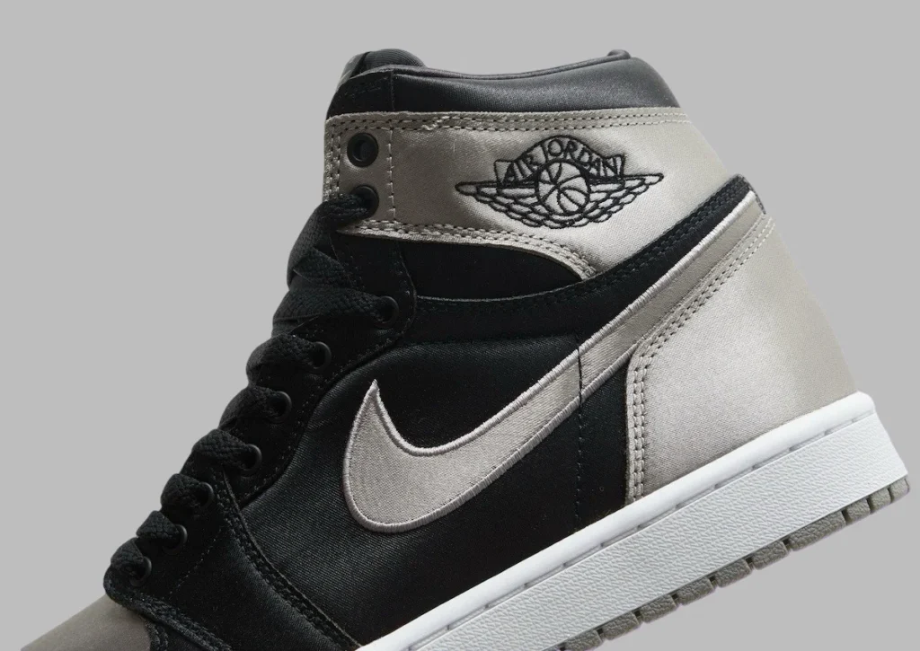 The upper of Air Jordan 1 High OG WMNS Satin Shadow